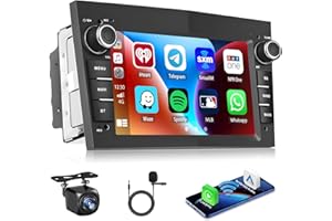 Inefala 2+64G Autoradio Android 13 para Opel Corsa Astra Antara Vivaro Meriva Vectra Radio Coche con Pantalla de 7 Pulgadas con Wireless Carplay Android Auto/BT/Navegación GPS/Cámara de Respaldo
