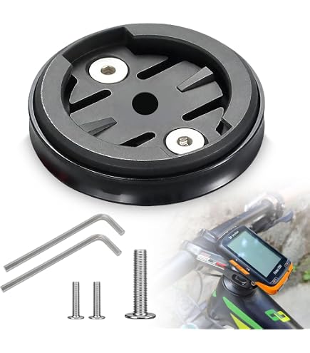 4er-Set Fahrradcomputer-Halterung Adapter – Schwarz, Universell Für Wahoo & Andere Computer