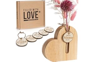 kupi Geschenke für Mama Geschenk Oma Muttertagsgeschenk | Beste Oma Geschenk zum Muttertag | Geburtstagsgeschenk für Mama Herzvase | Beste Freundin Geschenke für Frauen