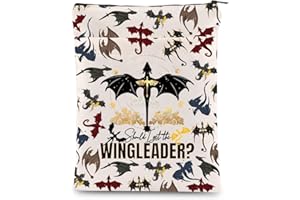 KEYCHIN 4th Wing Dragon Rider Book Cover Empyrean Bookish Gifts Should I Get The Wing Leader Book Covers Ya Fantasy Book Lover Gifts (Wing Leader-BS)