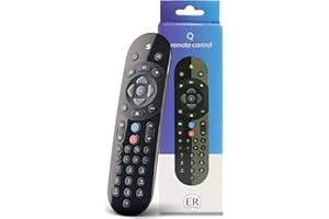 Everyday Remotes - Sky Q Remote Control Replacement with Voice Control - Batteries Included – Compatible with Sky Q Boxes - Replacement for Sky Remote Control