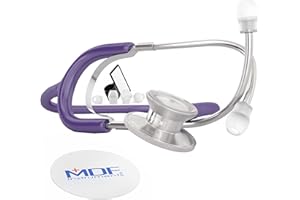 MDF INSTRUMENTS MDF® Dual Head Lightweight Stethoscope (MDF747-08) (Purple (Purple Rain))