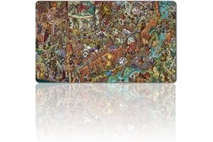 Four leaves Where's FBLTHP, DE - MTG Spielmatten + Free estanco Tasche,MTG Playmate Table Mat, MTG Mouse Pad,Dustproof and Waterproof for Support MTG Combat