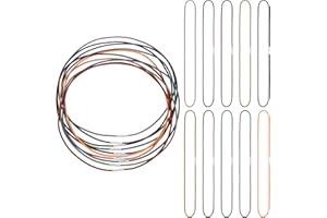 AYSATOGC 10 Stück Gummikordel für Tagebücher Elastische Bänder Sprungbänder Zubehör Gummibänder Notizbücher Notizbuchseil für Travelers Notebook Bücher Notizbücher Kunst Basteln (Bunte)