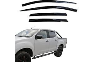 AUTO CLOVER Wind Deflectors Set for Isuzu D-Max 2012-2020 (4 pieces)