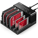ORICO USB 3.0 5 Bay Sabit S&uuml;r&uuml;c&uuml; Yerleştirme İstasyonu 2.5/3.5 SATA HDD SSD'ler i&ccedil;in &Ccedil;evrimdışı Klonlama ile Maksimum 90 TB'a