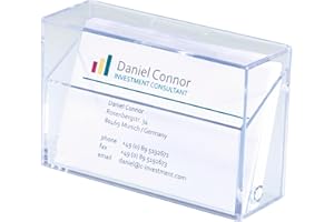 SIGEL VA110 Contenitore per biglietti da visita, chiudibile, 1 pz