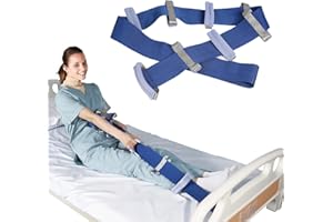 Ehucon Bettleiterhilfe zum Hochziehen mit Griff, verstellbare Strickleitergurte für ältere Menschen, postoperativ