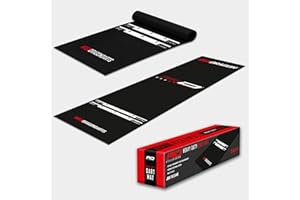 ‎RED DRAGON RED DRAGON Darts Heavy Duty Dart Mat with Oche Line - Official Tournament Dimensions - Professional Dart Accessories