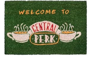 Grupo Erik Zerbino Ingresso Casa, Friends, Central Perk, Fabbricato con una Base in PVC Antiscivolo, 40x60 cm