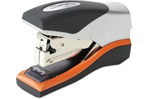Swingline Agrafeuse Optima 40, compacte, faible force, 40 feuilles, noir/argent (S7087842)