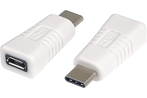 PremiumCord USB-Adapter USB 3.1 C auf Micro USB, Stecker auf Buchse, M/F, weiß