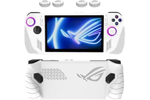 HODFID Silicone Case for Rog-Ally Handheld | Non-Slip Soft Silicone Protective Case Protector | Game Console Skin Cover with 4 Thumb Grips for Rog-Ally Accessories