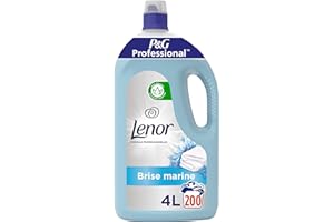 P&G PROFESSIONAL Lenor Professional Adoucissant, Vrac, 600 Lavages (3 x 4L) Brise Marine, Fraîcheur et Douceur Irrésistible