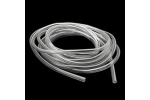 LAVMHAB PVC Schlauch 5mm x 7mm 4 Meter Länge, Transparenter Vinyl-Schlauch Flexibler Kunststoff-Wasserschlauch Luftschlauch