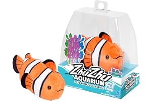 JOHN ADAMS Zhu Zhu Pets | Zhu Zhu Aquarium Toy Fish - Finnegan | Interactive, Collectible Pet with Sounds and Movement | Electronic Pets | Ages 4+, Orange