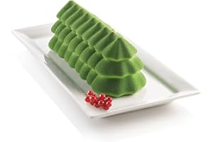silikomart - BÛCHE SAPIN STAMPO IN SILICONE 250X89 H 87 MM
