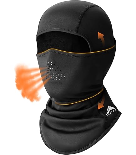 Cagoule - Imperméable - Coupe-Vent - Masque de tempête Balaclava pour l'hiver Sport et extérieur