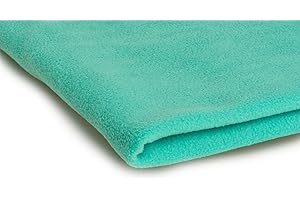 ORIENT FASHION Telas Polar tela de lana, prendas de punto 200 g/m² - Disponible en una variedad de colores - 50 x 160 cm (Menta)