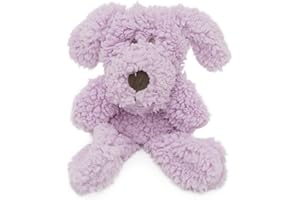 AROMADOG Rosewood Calm Fleece Flattie Dog Toy, with Calming Lavender Blend Essential Oils