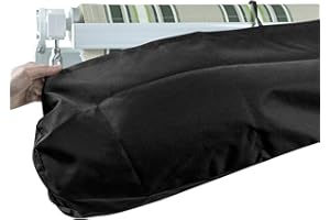 Woodside Charcoal Patio Awning Canopy Shelter Cover – 300gsm Waterproof Elastic Polyester, UV Protected, 20cm Depth & Height, Binding Ties – Exact Fit Awning Protector