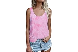 NONSAR Débardeurs d'été femme - Sans manches - Tunique ample