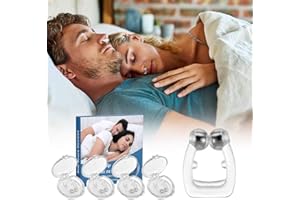 SHARPCOST Schnarchstopper Anti Schnarch Nasenclip - Hilfsmittel gegen Schnarchen Verhindern Nasenspreizer Nasenklammer Anti Snoring Hilfe Schnarchschiene - Besser Atmen Nasendilatator (4er-Pack)