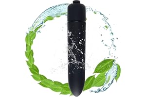 BGMKE Soft Mini Multi-Speed Bullet Vibrantorors for Women, Waterproof Vibrat.o.r for Relaxing and Relieving Stress, Silicone Ideal for Travel Black (Black)