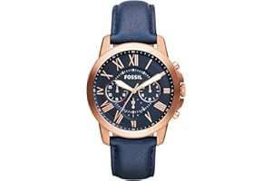 Fossil Grant Uhr Für Herren, Quarz-Chronographenwerk, Mit Edelstahl- Oder Lederarmband