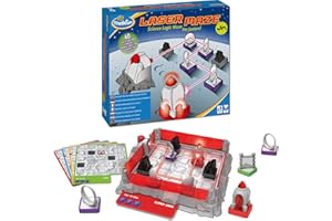 Thinkfun Laser Maser Junior Logic, Logic Challenge & Brain Game - Stem Toys for Kids Age 6 Years Up