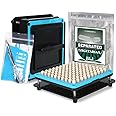 WANANFU Capsule Filling Machine Size 0 Bundle with 200 Count Separated Empty Vegetarian Capsules Size 0, Including Detailed Instructions, Spoon and Screwdriver