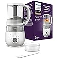 Philips Avent SCF883/01 EasyPappa Plus 4 in 1 Cuocipappa Multifunzione, Cuoci a Vapore, Frulla, Scongela e Riscalda in un Rec