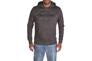 JACK & JONES Hoodie Herren Regular Fit JJEADRIAN Kapuzenpullover Pullover Sweater Print Schwarz Grau Grün Braun Beige Blau S M L XL XXL 3XL 4XL 5XL 6XL 7XL 8XL