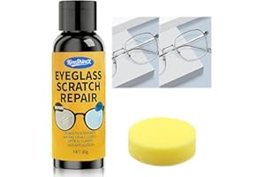 OURDORT Limpiador Rayones Gafas, Limpiador de Arañazos Gafas, Reparador Arañazos, para quitar arañazos, Reparación de arañazos en ventanas, espejos, pantallas de relojes y cristales frontales