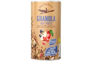 Granola OneDayMore 400g (Granola aux fruits, Vegan Céréales)