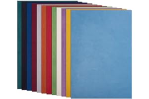 BENECREAT 12PCS 29x20cm Velours Tissu Couleurs Assorties Double Face Peluche Velours Feuilles Tissu Velours Ameublement Matériel pour DIY Artisanat Couture Poupées À La Main