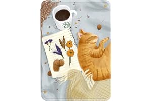 SGKITM Coque pour Amazon Kindle Paperwhite 11e Génération 2021 Flip Etui Cuir Silicone Etanche Automatique Veille Réveil Case 360° Magnétique Protection Feuille Motif Housse 6.8" 174 x 125 x 8,1 mm (6)