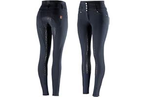 HORZE Pantaloni da Equitazione Tara da Donna, Vita Extra Alta, Tutte Le Taglie