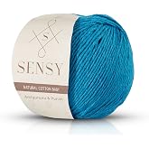 Premium Amigurumi İpi Punch (PAN&Ccedil;) Baby Soft Cotton 50 gr &Ouml;rg&uuml; İp (Turkuaz)