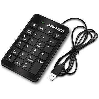 Tastierina Numerica USB Meccanica - 19 Tasti, 3 Luci Colorate, Portatile, Per Computer E Laptop - Foto 5
