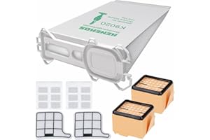 Kenekos - SET ECONÓMICO adecuado para Vorwerk Kobold 135/136 / 135SC / VK135 / VK136 12 bolsas de polvo + 2 filtros hepa + 2 filtros de protección del motor + 12x fragancias