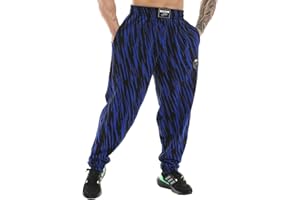 BGSM Męskie luźne spodnie dresowe, luźne spodnie treningowe na siłownię z kieszeniami