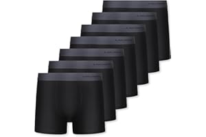 FM London Pack de 7 Calzoncillos para Hombre, Sin Etiquetas – Bóxer de Algodón, Transpirables, Suaves y Elásticos