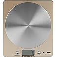 Salter 1036 OLFEU16 Olympus Digital Kitchen Scale - Electronic Cooking/Baking Scales, Food Weighing Scale with 5KG Capacity, Stainless Steel Platform, Add & Weigh Tare Function, Measures Liquids, Gold