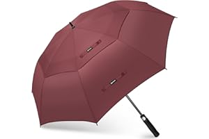 KEYHOT Paraguas Golf Grande M/L/XL/XXL - Resistente Automatico Paraguas De Golf Antiviento - Irrompible Viento Fuerte Paragua Golf Doble Capa Gotta Hombre