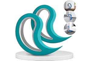 Stoppy, Stoppi, stoper/klin do okien i drzwi, klamra, hak, zestaw 2 szt. (dostępny w 14 kolorach) (kolor: petrol)