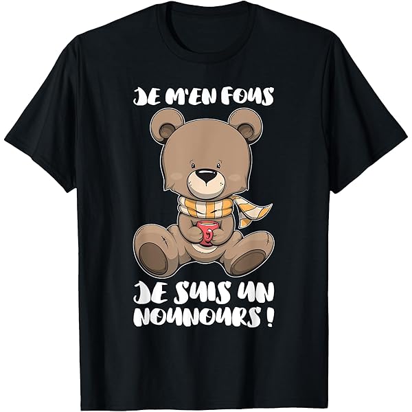 Humour Petit Ours Enfant Je M'en Fous Je Suis Un Nounours Sweat à Capuche