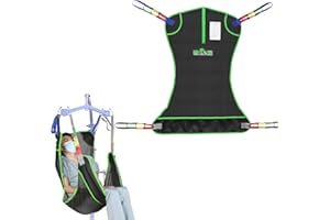 EZ Assistive Full Body Patient Lift Sling features a four points mesh sling for patient transfers and supports up to 500lbs (230kgs). (groß)