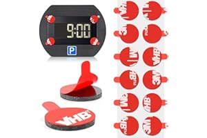 Zestaw dwustronnych wymiennych podkładek samoprzylepnych FIXCHORD 3M VHB 5952, 12 SZTUK wymiennych podkładek samoprzylepnych do Needit Park Lite, podkładki parkometru do szyb przednich