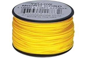 Atwood Rope MFG Micro Cord 125ft Yellow MS04 - Yellow